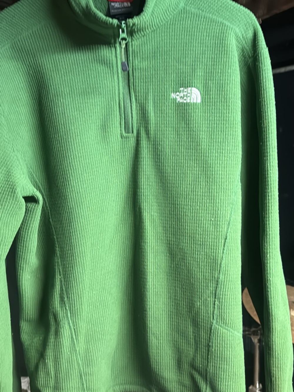 The North Face Men's Green Quarter-Zip  Pullover